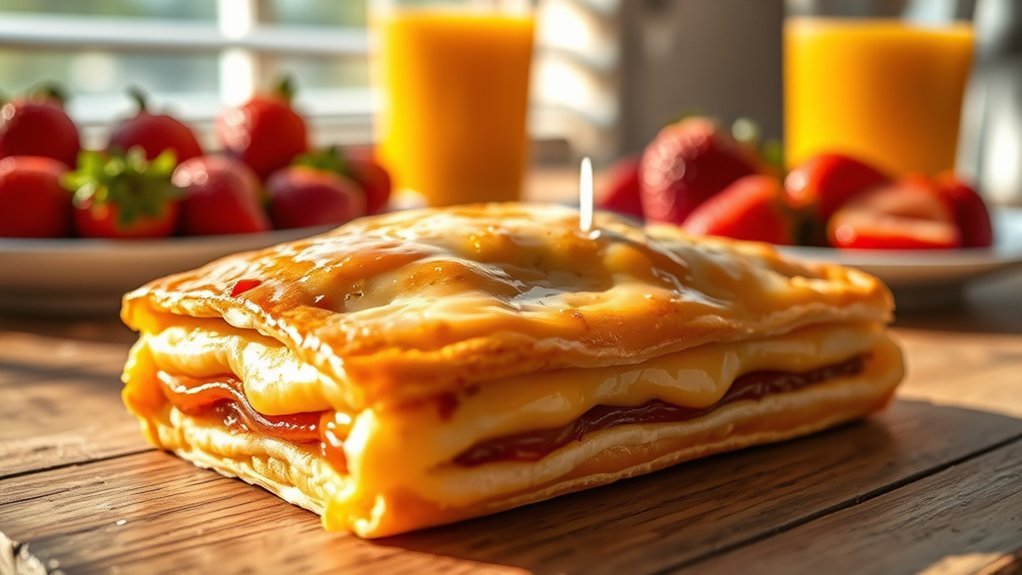 calories in toaster strudels per serving
