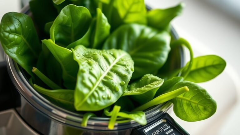 can you juice spinach