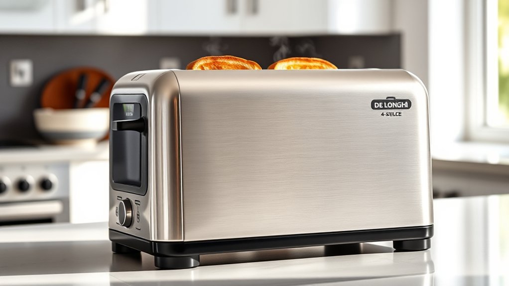 de longhi four slice toaster