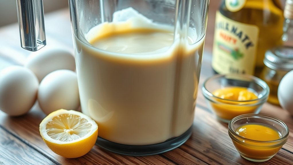 how to blend mayonnaise ingredients