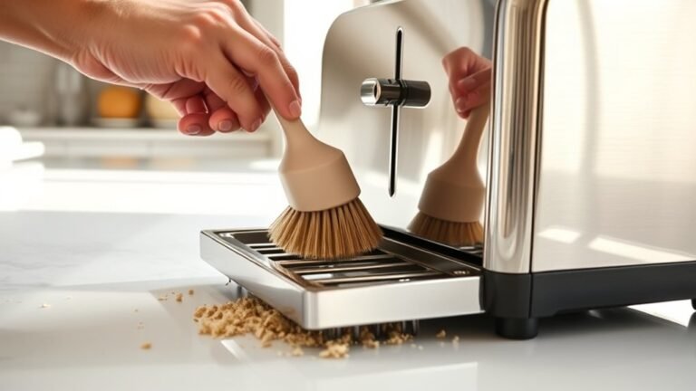 how to clean a toaster