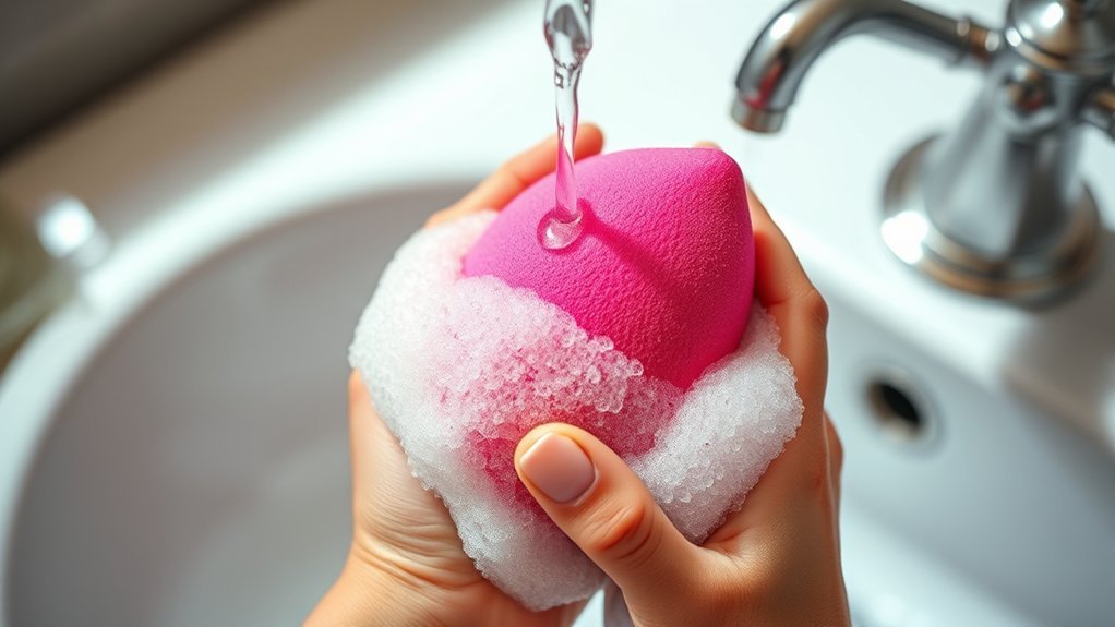how to clean your beauty blender