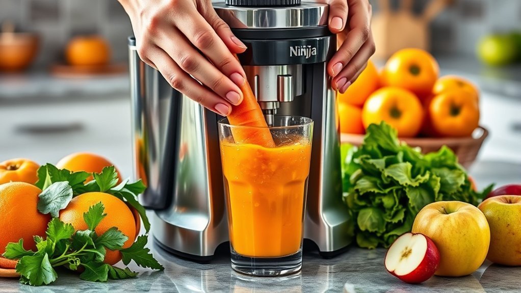 how to operate ninja juicer