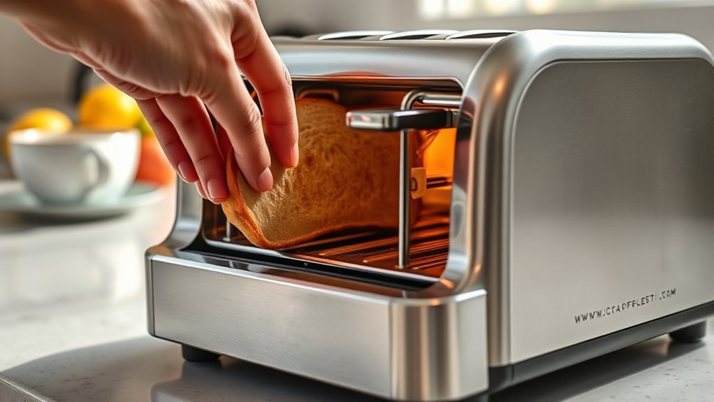 how to operate the toaster