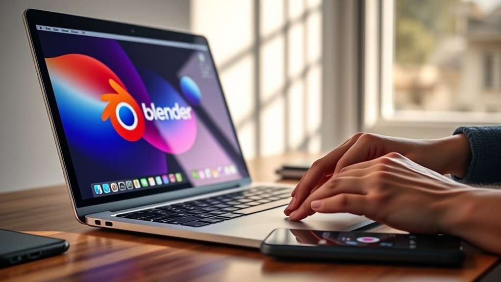 how to update blender software