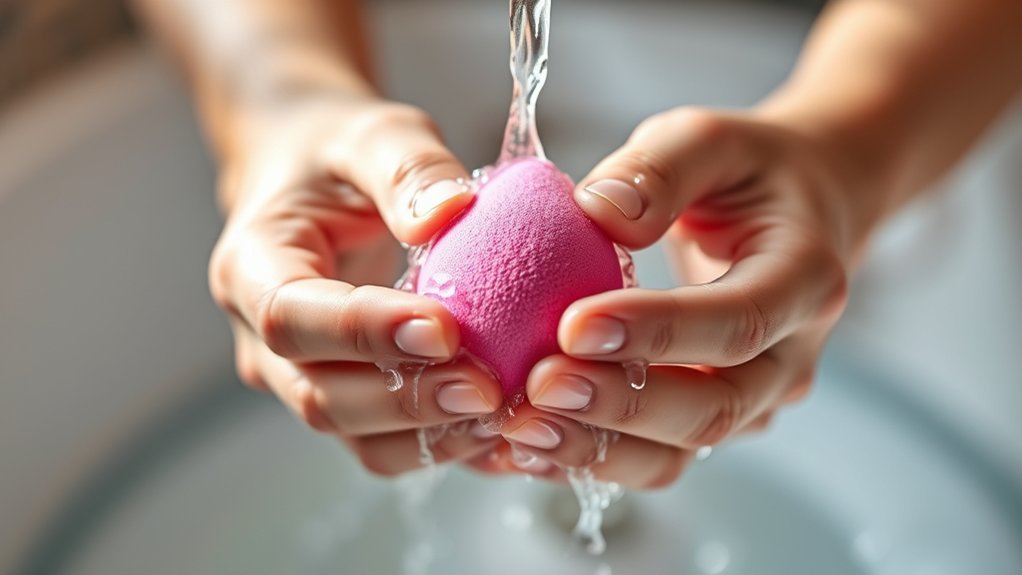 how to wash beauty blender