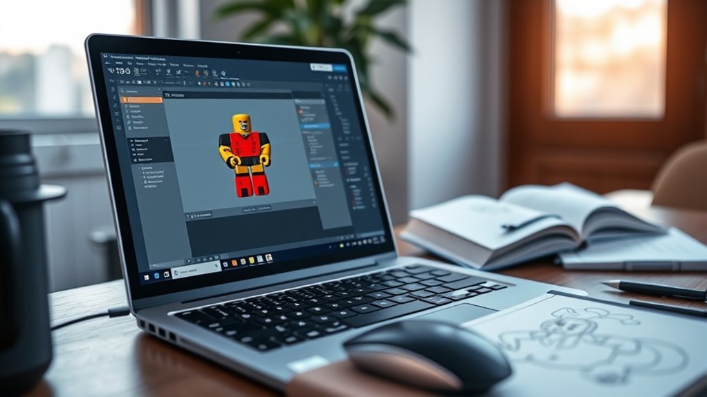 import roblox rig into blender