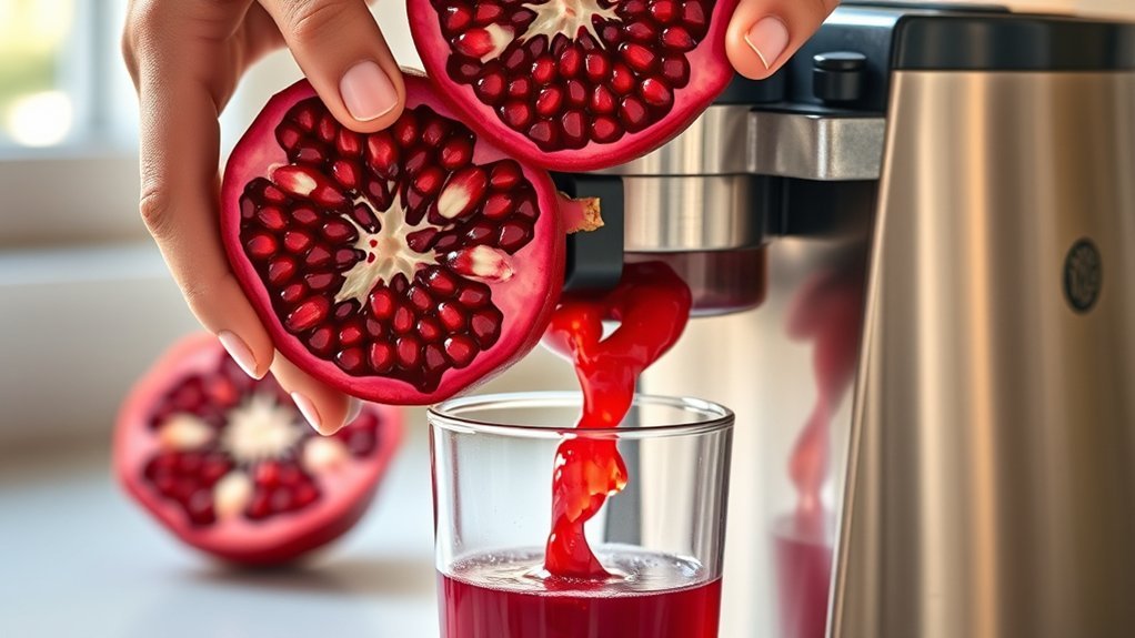 pomegranate juicer instruction guide