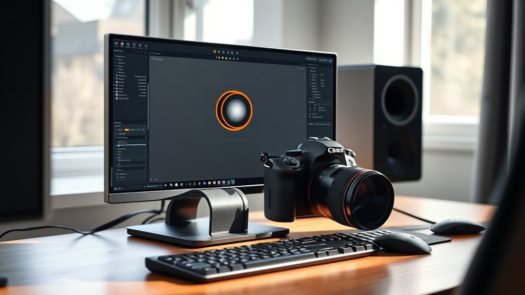 setting up camera angles in blender
