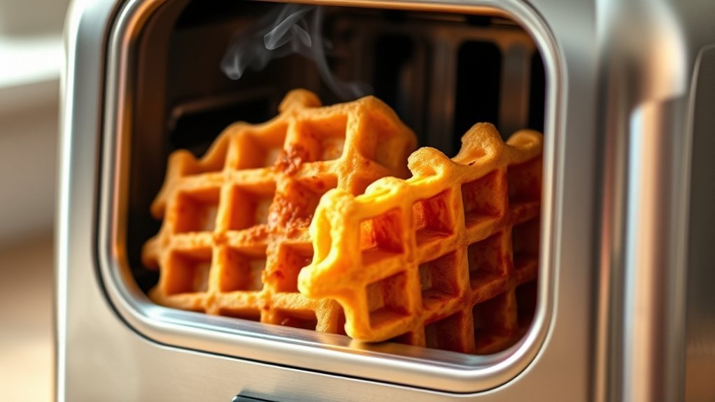 toaster cook eggo waffles