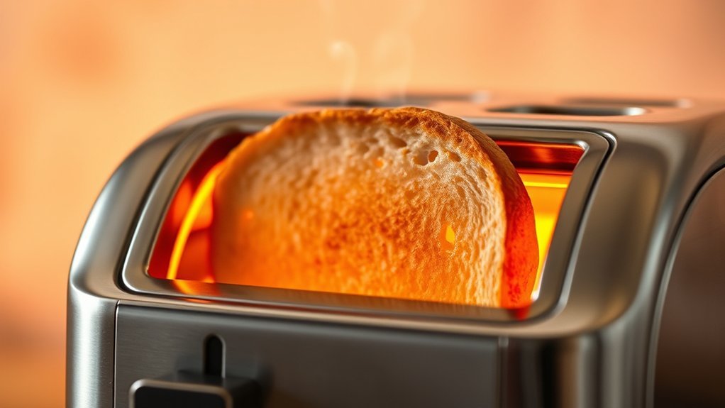 toaster heat temperature range