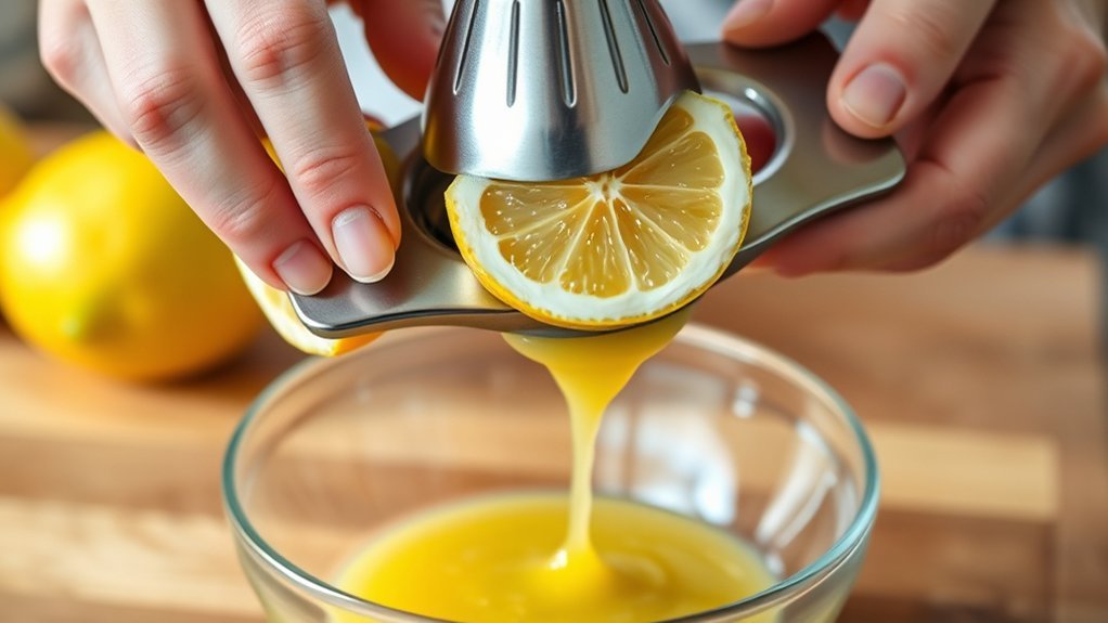 using lemon juicer effectively