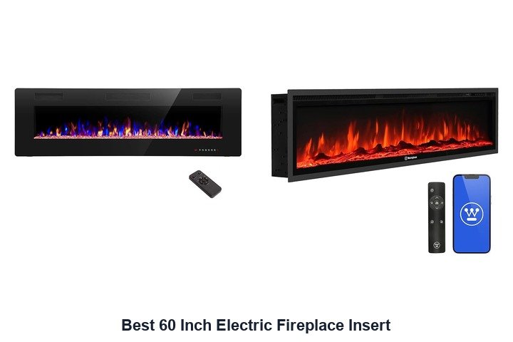 best 60 inch electric fireplace insert