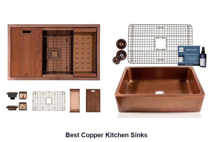 best copper kitchen sinks