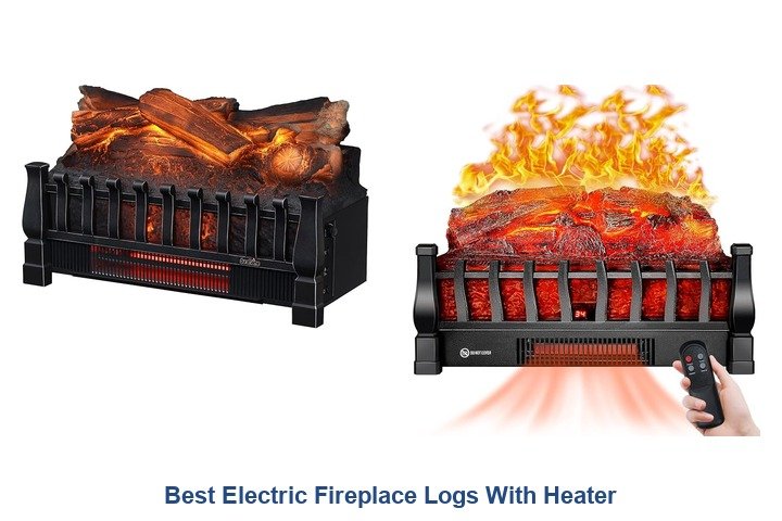 best electric fireplace logs with heater