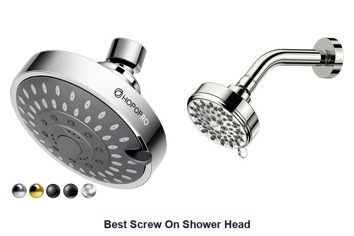 best screw on shower head