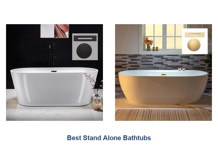 best stand alone bathtubs