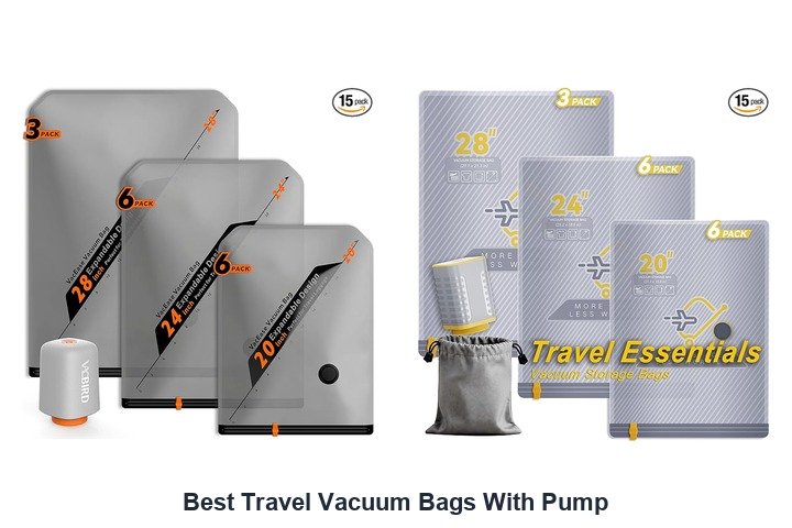best travel vacuum bags with pump