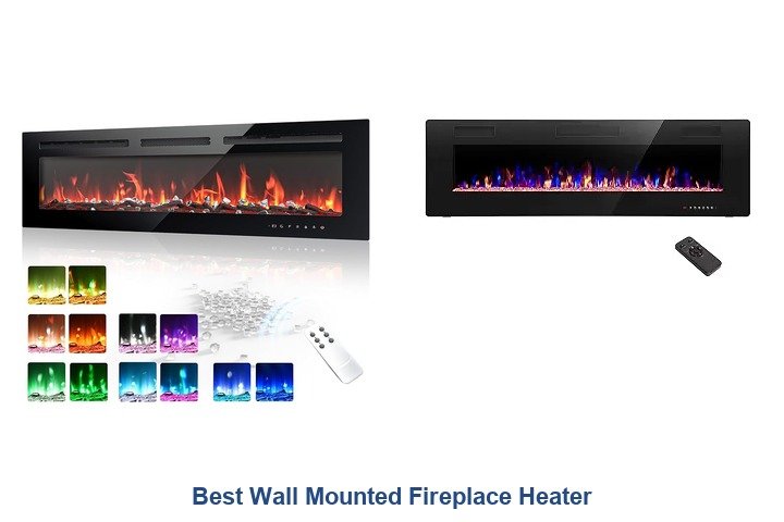 best wall mounted fireplace heater
