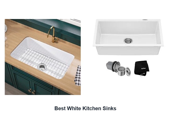 best white kitchen sinks